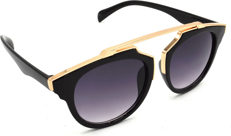 Hrinkar Wayfarer, Wrap-around Sunglasses(Grey)