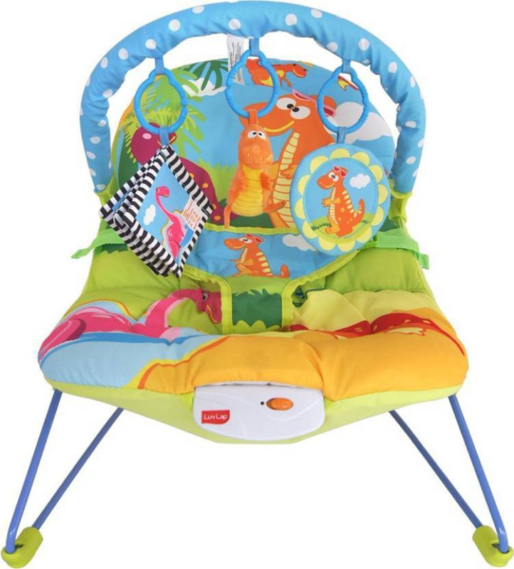 LuvLap Little Dino Bouncer(Multicolor)