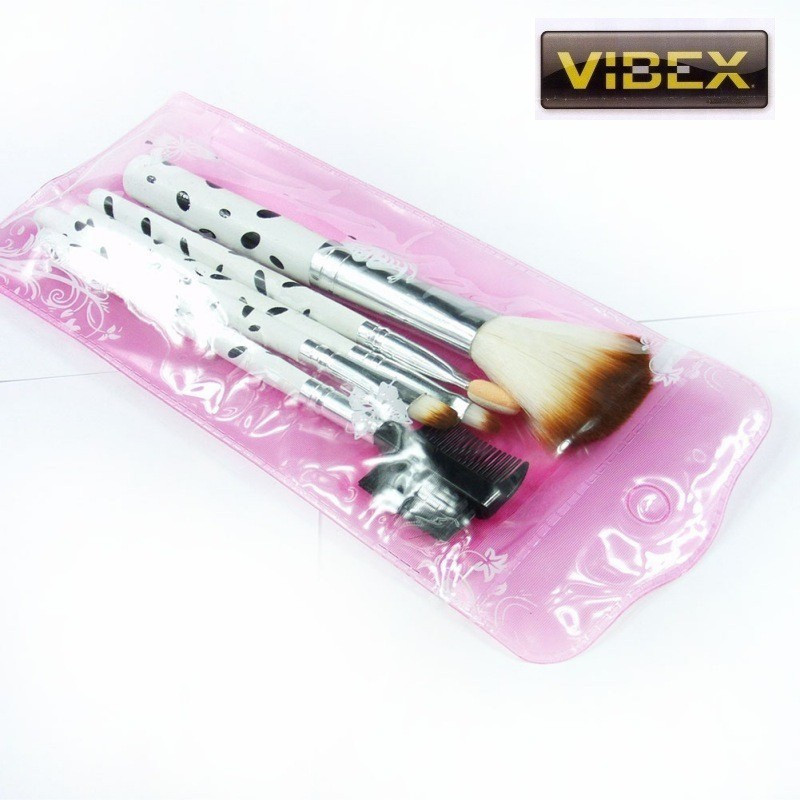 VibeX ® 5 Pcs Professional Fashion Synthetic Cosmetic Make Up Brush Set(Pack of 5)