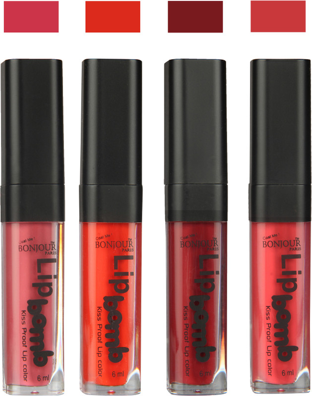 BONJOUR PARIS Matte Lipstick(Nute-Fire Orange-Mauve-Irresistble Pink, 24 ml) BONJOUR PARIS Matte Lipstick(Nute-Fire Orange-Mauve-Irresistble Pink, 24 ml)