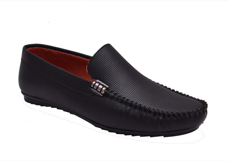 Fentacia Elegant PU Loafers For Men(Black)