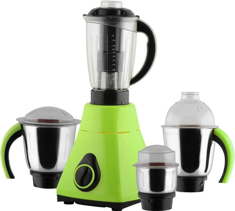 Anjalimix amuragreen4jar1000 Amura Green 1000 Watts 4 Jars 1000 W Mixer Grinder(Green, 4 Jars)