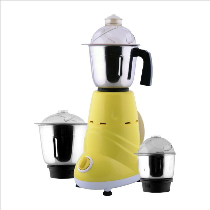 Anjalimix ZOBOYELLOW Zobo 600 W Mixer Grinder(Yellow, 3 Jars)