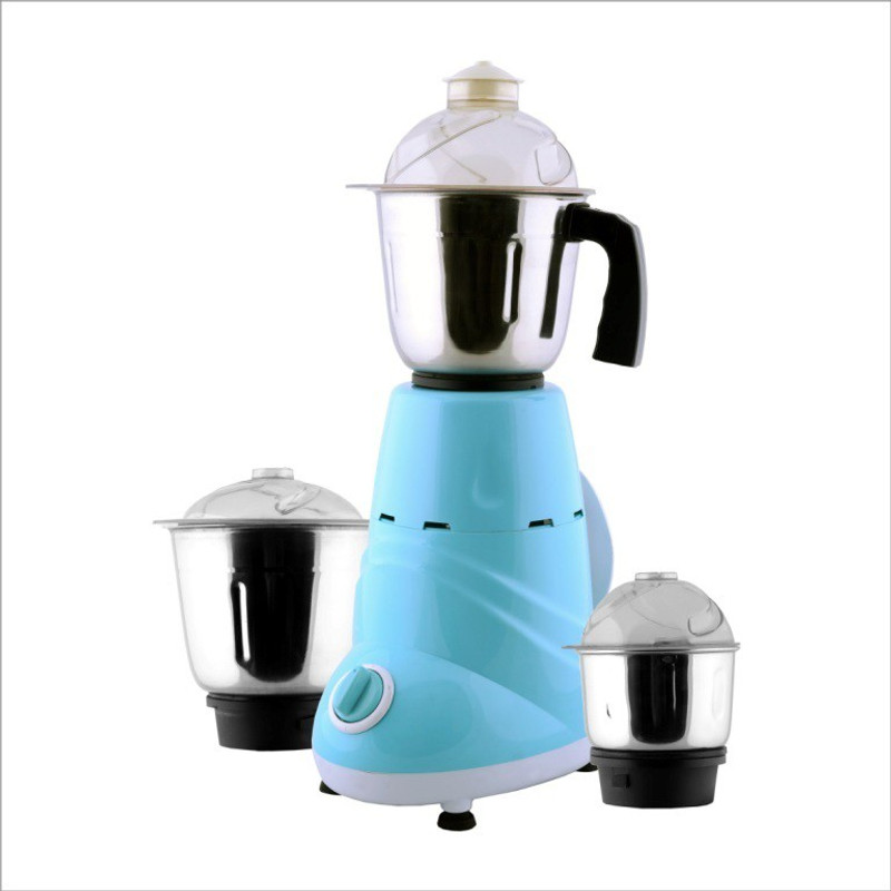 Anjalimix ZOBOBLUE Zobo 600 W Mixer Grinder(Blue, 3 Jars)