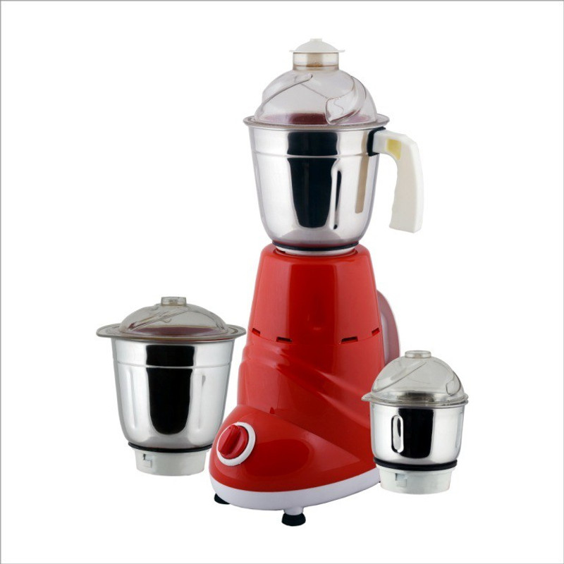 Anjalimix ZOBORED Zobo 600 W Mixer Grinder(Red, 3 Jars)
