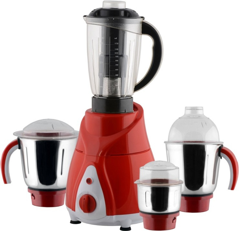 Anjalimix spectrared4jar1000 Spectra Red 1000 Watts 4 Jars 1000 W Mixer Grinder(Red, 4 Jars)