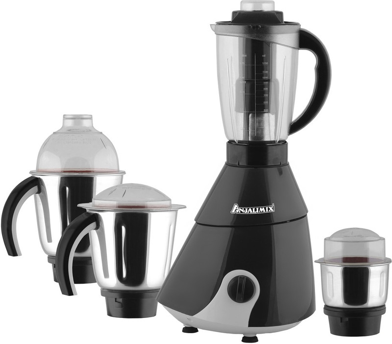 Anjalimix instagreay4jar750 Insta Grey 750 Watts 4 Jars 750 W Mixer Grinder(Grey, 4 Jars)