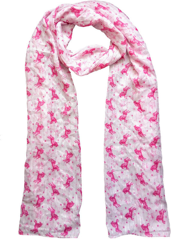 VastraMilap Animal Print Party Wear Horse Printed Fine Quality Cotton Fabric Scarf Women Stole