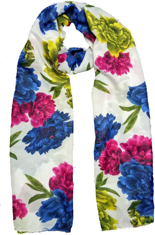 VastraMilap Floral Print Polycotton Women Scarf