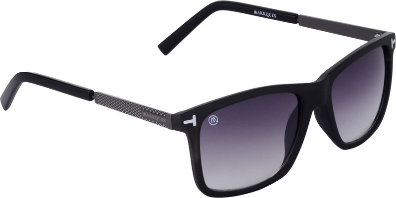 MARKQUES Wayfarer Sunglasses(Black)