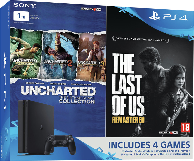 Sony Playstation 4 Ps4 Slim 1 Tb With The Last Of Us And Uncharted Collection Jet Black Lowest Price In Tenali India Reviews Features Specification Cheapest Cost Buy In Inr Online Sony Playstation 4 Ps4 Slim 1 Tb With The Last Of Us And Uncharted Collection Jet Black Lowest Price In Tenali India Reviews Features Specification Cheapest Cost Buy In Inr Online