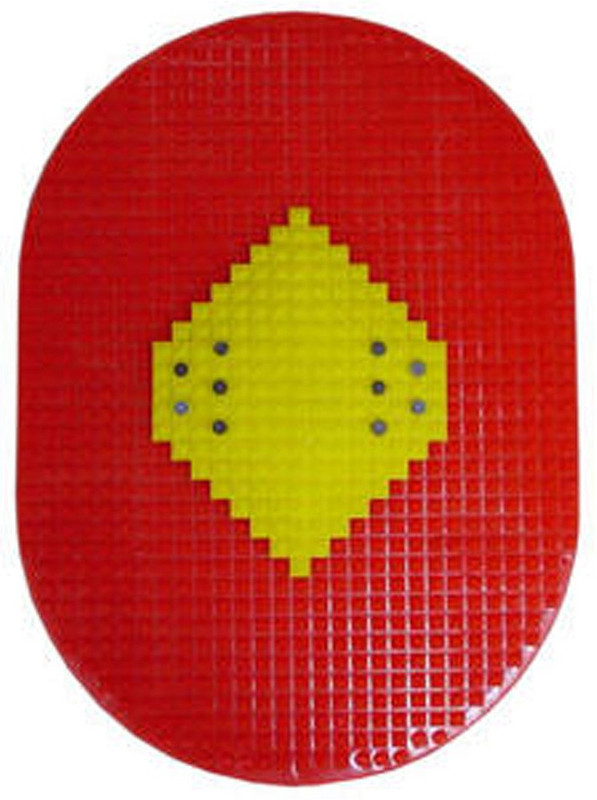 ACUPRESSURE Acupressure Bumper Mat I Stepper(Red, Yellow)
