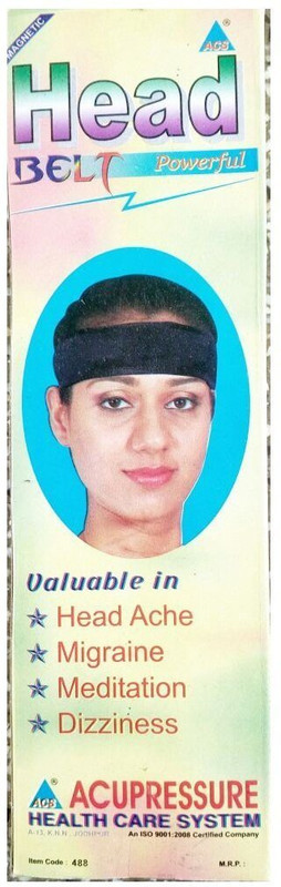 ACUPRESSURE Head Belt Power Ful - Jeans Stepper(Black)