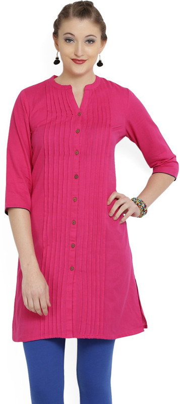 People Slim Fit Women Pink Trousers