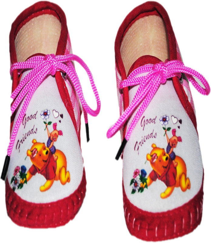 Netboys Booties(Toe to Heel Length - 10 cm, Red)