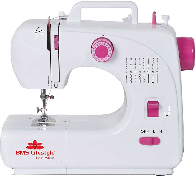 BMS Lifestyle StitchMaster_16built Electric Sewing Machine( Built-in Stitches 16)
