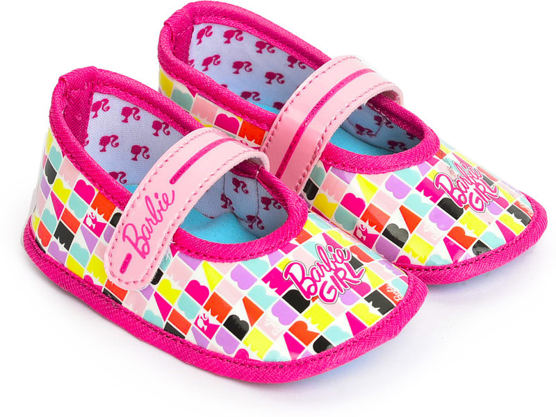 Barbie BB1EBL2102 PINK/SKY BLUE Booties(Toe to Heel Length - 11 cm, PINK/SKY BLUE)