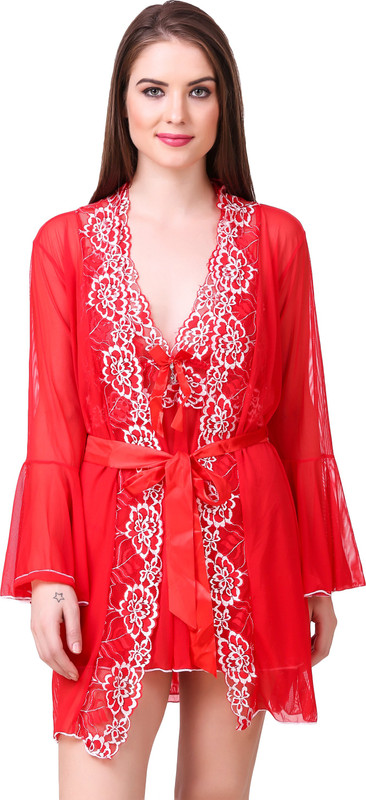Masha Women Robe(Red)