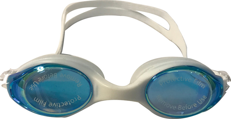 swimcart WHITE slim unisex Swimming Goggles(White)