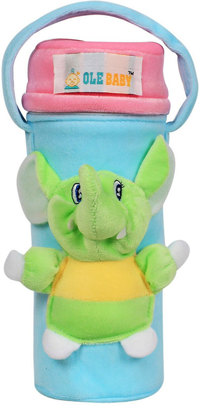 Ole Baby Ole Baby 3D Pop Out Plush Soft Toy Assorted Single Portable Thermal Warmer Bag Holder (Upto 250ml each)(Pack of 1, Light Blue)