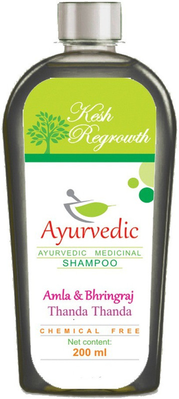 Kesh Regrowth Amla & Bhringraj Thanda Thanda Ayurvedic Medicinal Shampoo(200 ml)