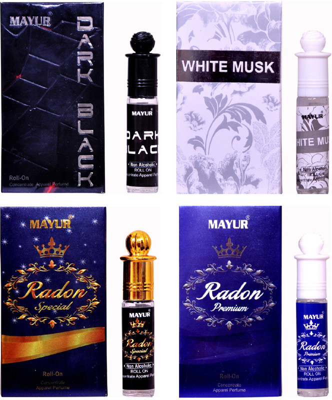 Mayur Fragrance Lover Attar Combo(4Pcs of 8Ml) Floral Attar(Spicy)