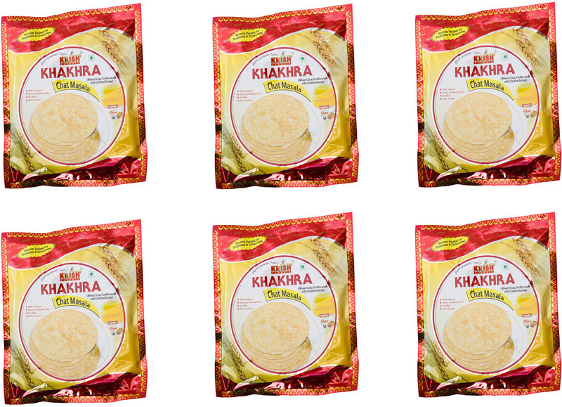 Krish Classic Chat Masala Khakhra 1.2 g(Pack of 6)