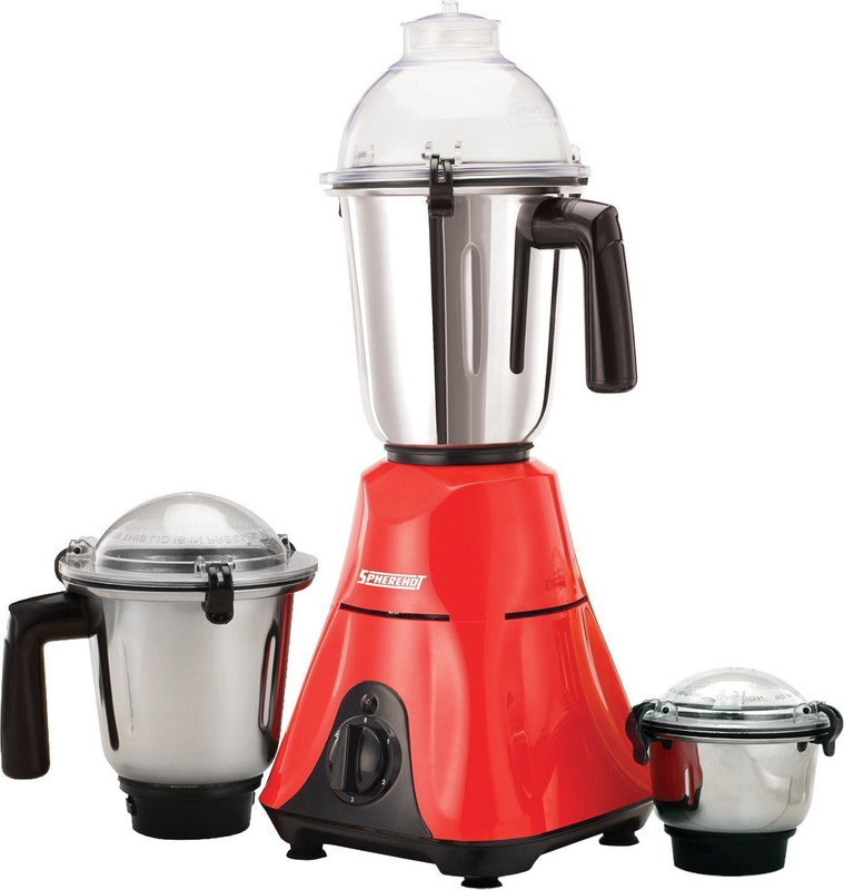 Spherehot MXT 11 600 W Mixer Grinder(Red, White, 3 Jars) Spherehot MXT 11 600 W Mixer Grinder(Red, White, 3 Jars)