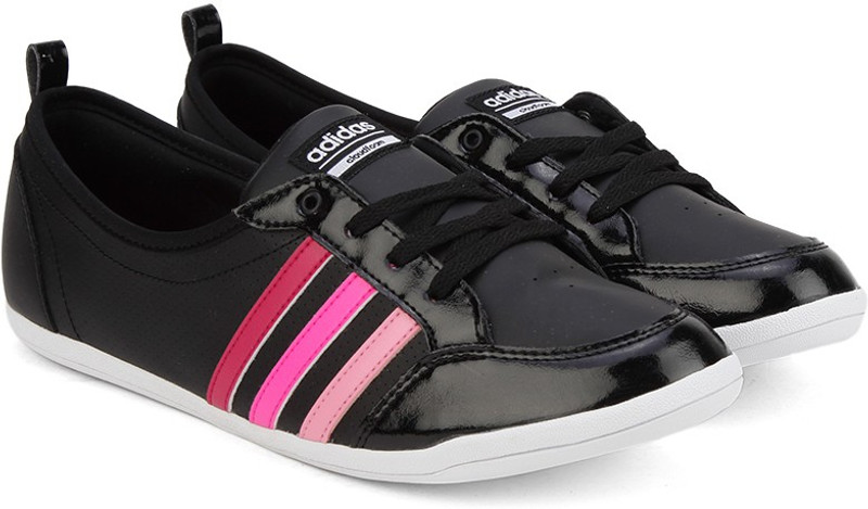 ADIDAS NEO CLOUDFOAM PIONA W Sneakers For Women(Black)