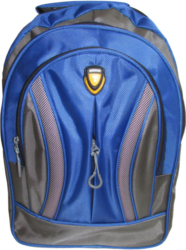 ehuntz EH136 (Secondary 3rd Std Plus) Waterproof School Bag(Blue, Grey, 20 inch)