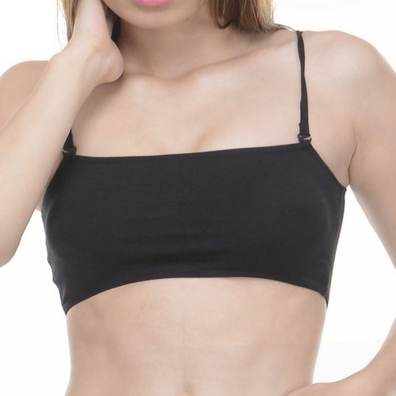 Ploomz Fashion Women Sports Lightly Padded Bra(Black)