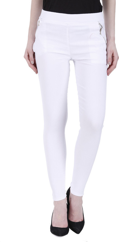 Kritika's World White Jegging(Solid) Kritika's World White Jegging(Solid)