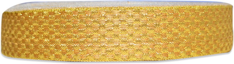 N J Laces Golden Zari Lace_59 Cotton Blend Saree Falls(Gold)
