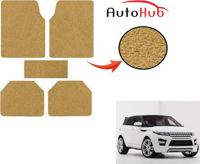 Auto Hub PVC (Polyvinyl Chloride) Standard Mat For  Land Rover Evoque(Beige)