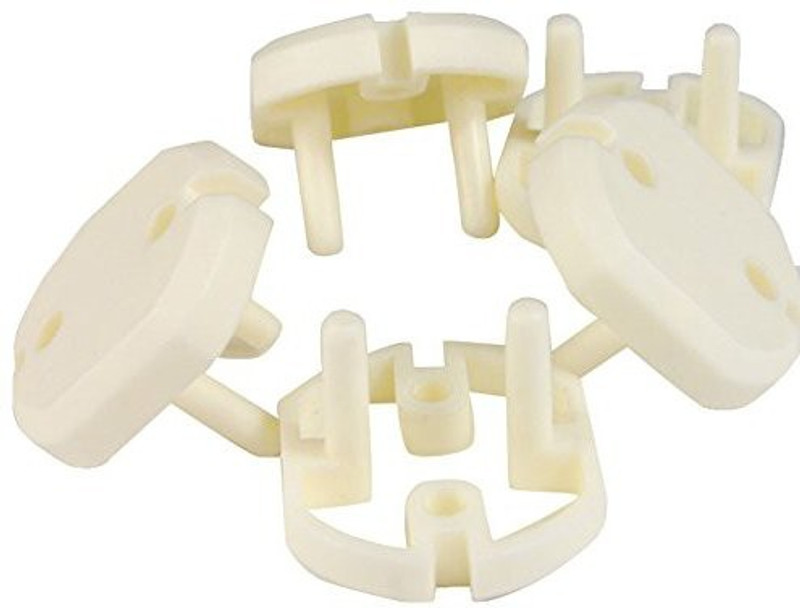 Futaba 1205ELE Socket Cover EU Plug Child Safety Strap Lock(Beige)