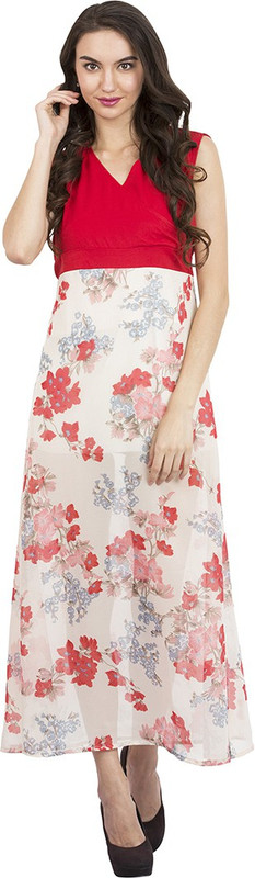 triraj Women Maxi Multicolor Dress