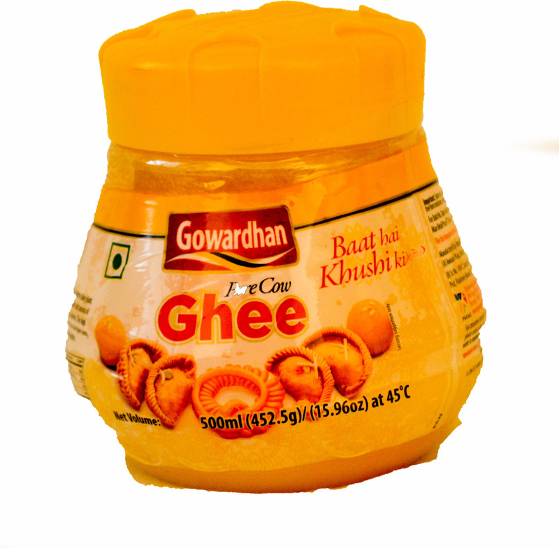 Gowardhan Pure Cow Ghee 500 ml Barrel Gowardhan Pure Cow Ghee 500 ml Barrel