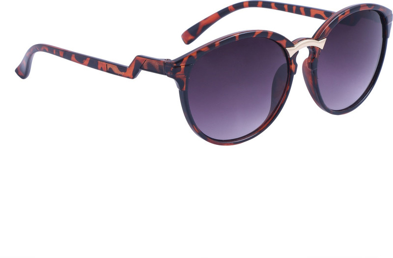 Reyda Oval Sunglasses(Violet)