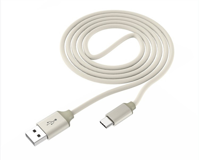 Edfigo HYBRID (4 Feet/ 1.2 Meter) - High Speed, Quick Charge 2.4 Amp & Data Sync USB Cable(White)