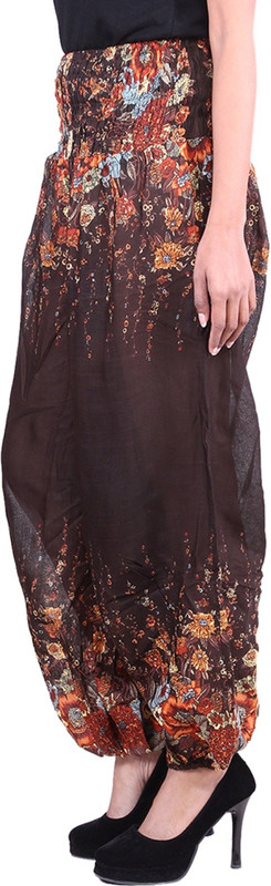 JT International Printed Cotton Rayon Blend Women Harem Pants