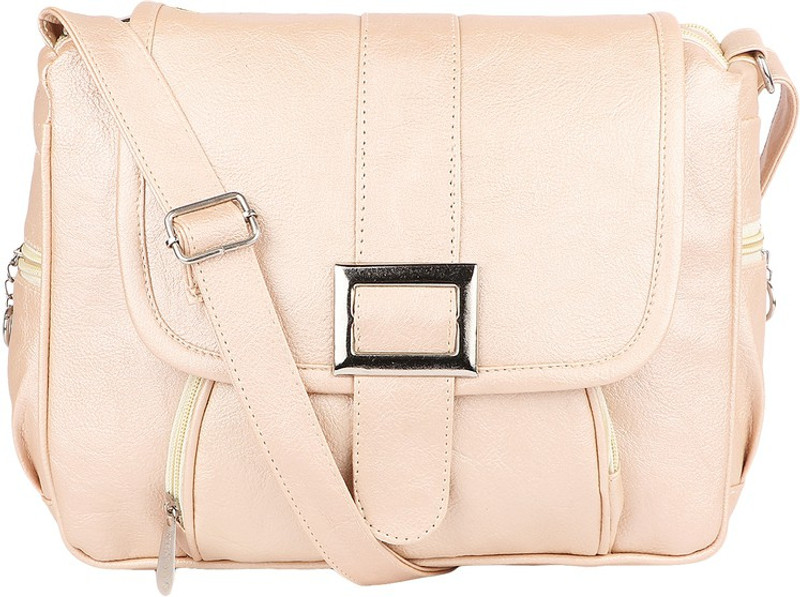 SV Creations Beige Sling Bag