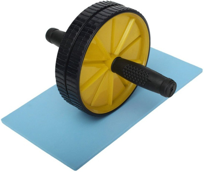 VibeX ® Abdominal Power Wheel AAb Roller for Exercise & Fitness Ab Exerciser(Yellow, Black) VibeX ® Abdominal Power Wheel AAb Roller for Exercise & Fitness Ab Exerciser(Yellow, Black)