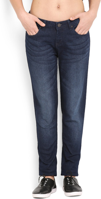 BASIX BY J21 Regular Women Dark Blue Jeans