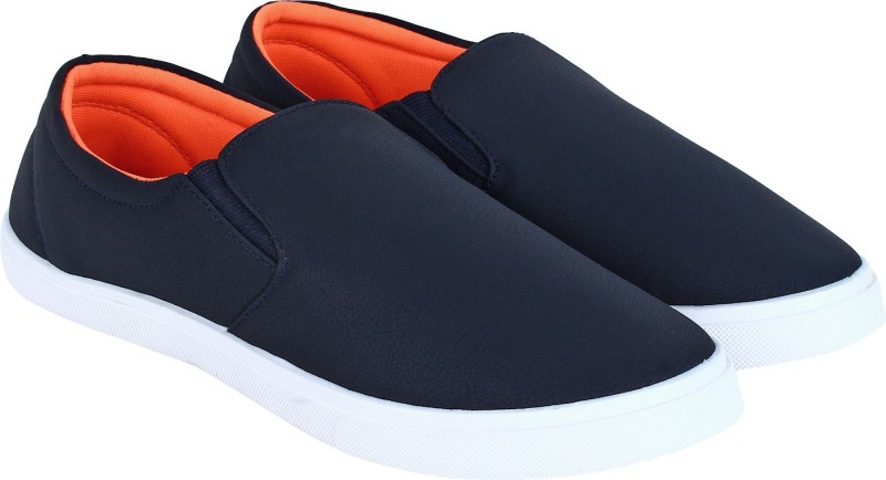Aero Canvas Loafers(Blue, Orange)