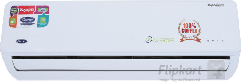 Deals | Carrier 1.5 Ton Inverter (4 Star) Split AC  - Whit