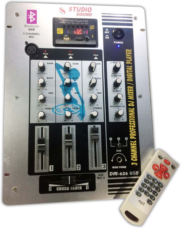 VRCT 3 Channel DJ With USB Wired DJ Controller