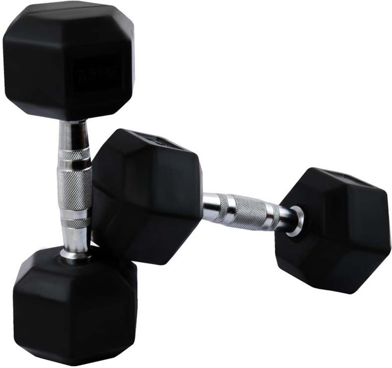Sportshour hrx 8kg (4kg each) Fixed Weight Dumbbell(8 kg)