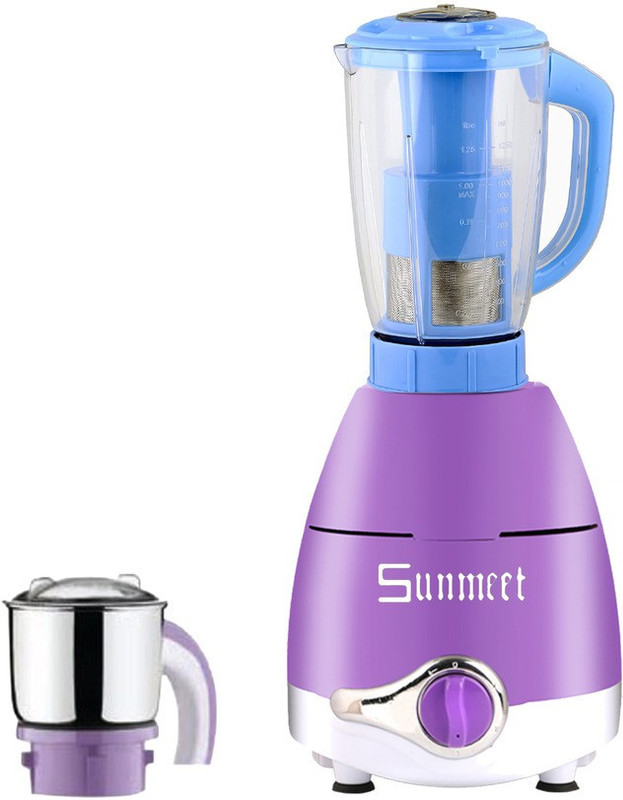 Sunmeet ABS Plastic Body Brand Outlet model_121 ABS Plastic LPMG17_121 750 W Juicer Mixer Grinder(Lavender, 2 Jars)
