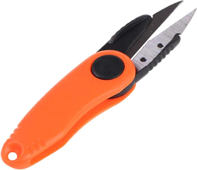 Futaba Multipurpose Fishing Tackle Fold Scissor Utility Knife(Orange, Black)