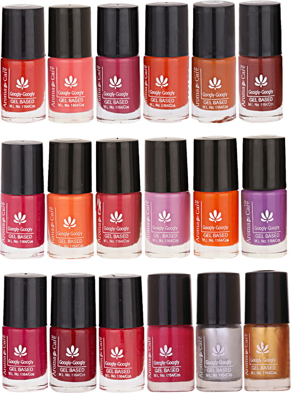 Aroma Care Mab Quick Dry Nail Polish Set Of 18 Pcs ( Modern Shades) 0704201921 Multicolor Set-0704201921(Pack of 18)